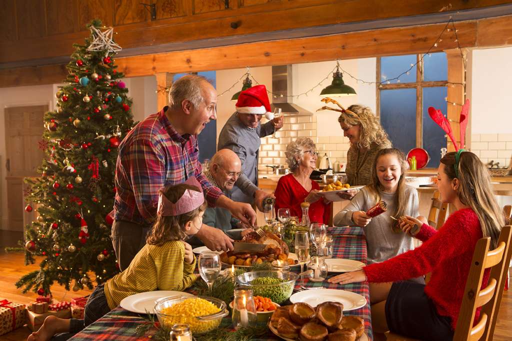 holiday time with family